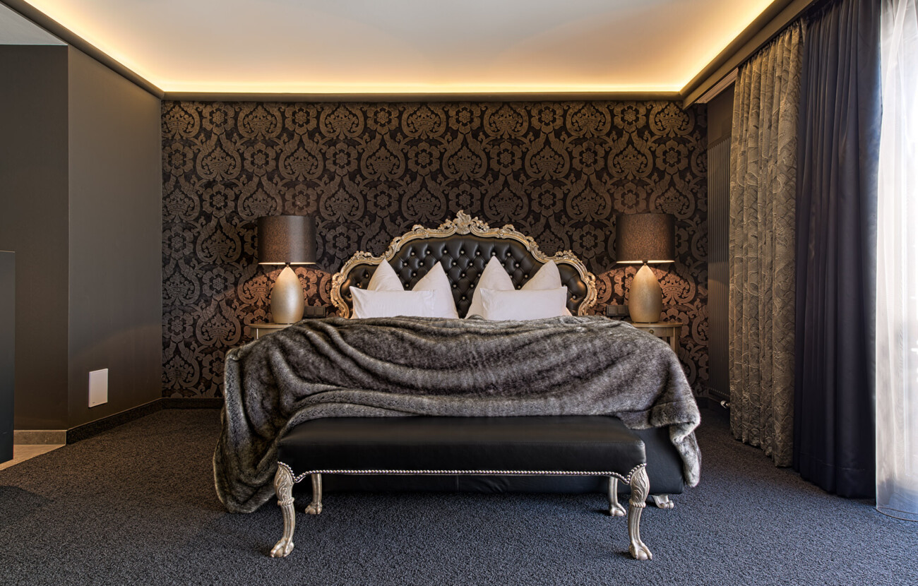 Das Romantikzimmer im Hotel Seewirt Mattsee in Österreich
